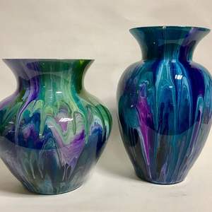 Vase en résine de qualité supérieure pour la décoration d'étagères, décoration élégante pour la maison - Product Image 1