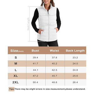 Nuevo Chaleco Acolchado de Punto para Mujer, Talla Grande, con Exterior de Nailon, Relleno de Poliéster, Transpirable, Impermeable y Ecológico - Product Image 6