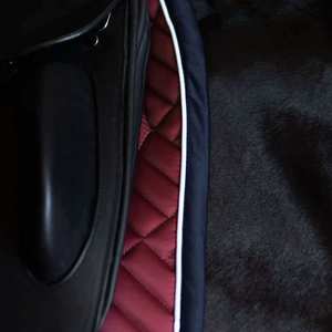 Tapis de selle de saut carré de haute qualité de 1,5 pouce, doublure en polycoton, extérieur en coton, bordure réfléchissante, design matelassé - Product Image 5