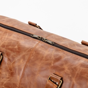 Bolsa de lona estilo Tote de cuero genuino unisex al por mayor, gran capacidad, uso deportivo personalizado, zapatos, bolsa de lona a la moda - Product Image 5