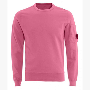 Sudadera de Cuello Redondo Verde para Hombre, Tejida, de Color Sólido, Corte Regular, Informal, con Bolsillo en la Manga 2027 - Product Image 6