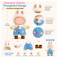 Tenues pour poupées : Chemises et hauts de la série mode, mignons et décontractés, en boîte surprise, en tissu unisexe de haute qualité