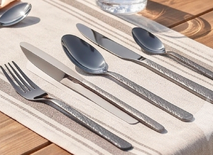 <b>Black</b> Mirror Finished <b>Cutlery</b> <b>Set</b> StainlessSteel Elegant Flatware For Home Kitchen Restaurant Dining Table And Modern Use - Product Image 3