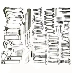 Ensemble d'instruments chirurgicaux pour laparotomie, 200 pièces, pour interventions majeures, en acier inoxydable, manuels, réutilisables - Product Image 4