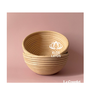 Kit d'outils de boulangerie et de pâtisserie écologique 1 pièce : Paniers de fermentation artisanale en rotin pour levain avec doublure, pour la levée du levain - Product Image 1