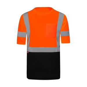 Camiseta de Seguridad de Alta Visibilidad para Hombre, Resistente, con Tiras Reflectantes de 2 Pulgadas, Calidad Industrial Premium para Almacén - Product Image 3