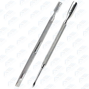 Stainless Steel Cuticle Pusher Double Ended Professional Manicure Dual Ended Cuticle Pusher <b>Nail</b> <b>Polish</b> <b>Remover</b> Salon - Product Image 1