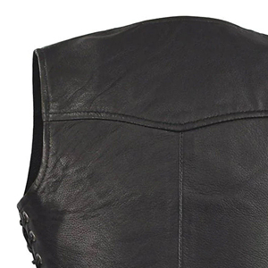 Chaleco de Cuero Genuino para Mujer de Primera Calidad, Impermeable, Relleno de Algodón, Invierno, Alta Calidad, Secado Rápido, Transpirable, Cuello en V con Botones - Product Image 5