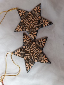 Craft Designers Best Selling Metal Wire <b>Hanging</b> <b>Star</b> Natural Copper Polish Christmas Tree Festival Decoration Custom Size Bulk - Product Image 6