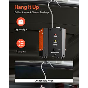 Détecteur de fuite de fumée automobile 12V DC, testeur de diagnostic EVAP sous vide avec pompe à air intégrée et pression réglable - Product Image 6