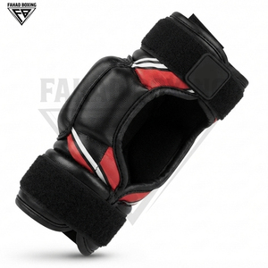Équipement de boxe FAHAD, service OEM ODM, protection des coudes en cuir PU durable, réglable, antichoc, léger, protection moyenne à haute intensité - Product Image 2