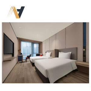 Juego de Muebles de Dormitorio de Grado Comercial Resistente para Hotel, Cama Ajustable Twin XL para Renovación de Habitaciones de Huéspedes para Holiday Inn - Product Image 1