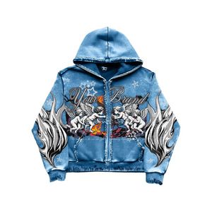 เสื้อฮู้ดดี้ฤดูหนาวคุณภาพสูง ผ้าฝ้าย 100% หนานุ่ม ไม่มีเชือกผูก มีตัวอย่างฟรี ใส่โลโก้ได้ ไซส์ใหญ่สำหรับผู้ชาย - Product Image 1