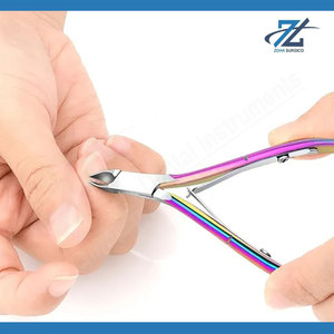 Luxury Professional Stainless Steel Cuticle Nipper <b>Set</b> Curved Blade <b>Nail</b> Pusher Manicure Pedicure Tool for Salon Use - Product Image 3