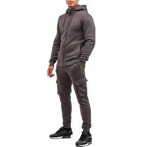 Wholesale OEM Gym <b>Tracksuit</b> for Men Cotton Polyester Set Men Jogger Suits Manufacture Custom Logo Wholesale - Product Image 1