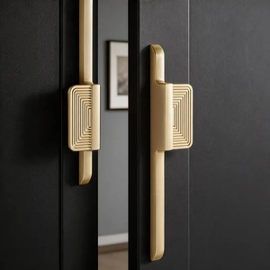 Manija de Puerta con Diseño de Pájaro en Latón Dorado, Decoración Tradicional para Muebles de Interior, Accesorio Duradero para Sala de Estar - Product Image 3