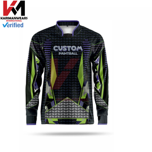 Camiseta Táctica de Paintball al por Mayor con Mangas Antidesgarro y Antiabrasión, con Tecnología de Absorción de Humedad y Logotipo Personalizado - Product Image 5