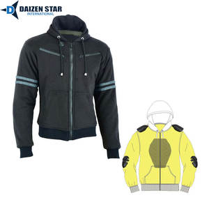 เสื้อฮู้ดป้องกันสำหรับขี่มอเตอร์ไซค์ พร้อมเสริมความแข็งแรงด้วยเคฟลาร์ และซับในกันรอยขีดข่วน ดีไซน์แบบมีฮู้ดบุขนแกะสำหรับฤดูหนาว เหมาะสำหรับทั้งชายและหญิง - Product Image 4