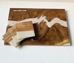 Planche à découper en bois et résine, nouveau design, pour la maison et l'hôtellerie, vente en gros, outil de cuisine - Product Image 3