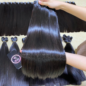 Extensions de cheveux raides de couleur personnalisée durable et lustrée à cuticule alignée Perruque HD en cheveux humains naturels d'un donneur de qualité supérieure - Product Image 2