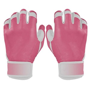 Gants de frappe en cuir rose avec paume rembourrée et fermeture auto-agrippante pour l'entraînement, unisexe adulte - Product Image 1