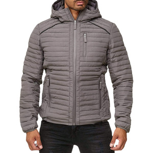 Vestes d'hiver chaudes à capuche pour hommes, vestes matelassées en duvet, vente en gros de vestes matelassées, prix de gros - Product Image 3