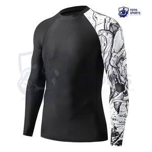 เสื้อรัดกล้ามเนื้อผู้ชายคุณภาพสูง น้ำหนักเบา ระบายอากาศได้ดี ทรงเข้ารูป ออกแบบเองได้ สำหรับออกกำลังกายกลางแจ้ง  ผู้ผลิตชั้นนำด้านการบีบอัด - Product Image 2