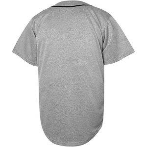 เสื้อเบสบอลระบายอากาศได้ดี เนื้อผ้านุ่ม แขนสั้น ติดกระดุมเต็มตัว ทรงหลวม ทนทาน เหมาะสำหรับการเล่นเกมทีมกลางแจ้ง - Product Image 5