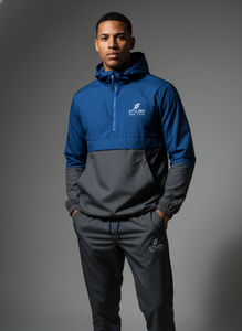 OEM Custom Nylon Windbreaker Set Men's Streetwear Outerwear with Fashion Design <b>Wind</b> <b>Breaker</b> Track Suit - Product Image 5