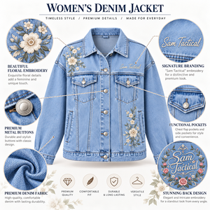 Chaqueta Vaquera Personalizada de Alta Calidad para Mujer, Estilo Casual, Color Rosa y Negro, Tejido Vaquero Teñido, Larga, Transpirable, con Relleno de Algodón - Product Image 4
