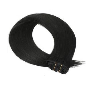 Extensions de cheveux naturels lisses, aspect soyeux et naturel, faciles à coiffer pour femmes, fournisseur direct d'usine, vente en gros en vrac - Product Image 1