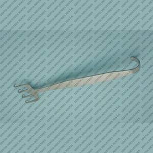 Retractor Facial Freeman de Grado OR, 7 Pulgadas, 4 Puntas Afiladas, Retractor de Tejido, Gancho Quirúrgico para Piel, Instrumentos de Cirugía Plástica, CE - Product Image 5