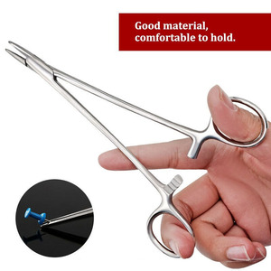 Wholesale Quantity Mayo Hegar Needle Holder Straight 18 cm Suture Surgery Stainless Steel Surgical <b>Instruments</b> Manual CE - Product Image 3
