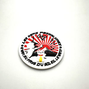 Parche de Goma 3D Personalizado con Diseño en Relieve y Forma Circular, Estilo Japonés - Product Image 1