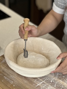 Giá Rẻ Chất Lượng Cao Đầy Đủ Baking Set Giỏ Banneton 9 "10" Vòng Tự Nhiên Mây Bột Bánh Mì Basker Lame/ <span class=keywords><strong>Scraper</strong></span>/Bộ Cho Bakers - Product Image 2