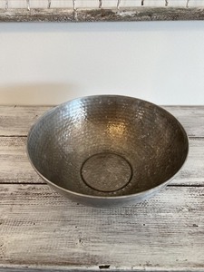 Rustic Hammered Copper Finish Handmade BPA Free <b>Nesting</b> Bowl Set for Party <b>Table</b> Centerpiece Elegant <b>Round</b> Metal Serving Bowls - Product Image 3