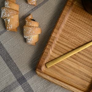 Bandeja de Servir de Madera Hecha a Mano de Primera Calidad para Desayuno, Cama, Comedor, Decoración del Hogar - Decorativa y Ecológica - Product Image 1