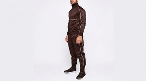 Conjunto Deportivo de Dos Piezas para Hombre, Chaqueta con Cuello Alto y Pantalones Deportivos Cómodos para Entrenamiento - Product Image 6
