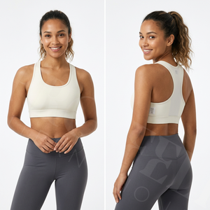 Hot Selling Seamless Sports <b>Bra</b> Racerback Yoga Gym Fitness Workout Push Up Breathable Activewear Custom Sublimation Design <b>Bra</b> - Product Image 3