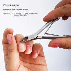 Nuevo Cortacutículas de Acero Inoxidable, Cortaúñas Profesional, Removedor de Cutículas, Recortador de Uñas, Removedor de Piel Muerta y Suciedad, Pedicura - Product Image 5