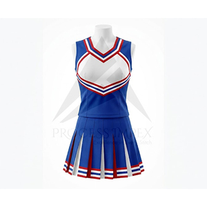 Cheerleading Uniform Customized Polyester Spandex New Design Wholesale High Quality Adult Sleeveless Girls Skirt Style 240g - Product Image 2