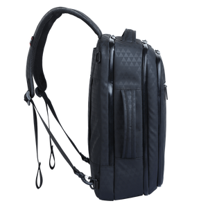 Anti-Shock Water Resistant Multi-Functional Stylish Modern Unisex Triangle Pattern SAKOS Polyester Oxford <b>Laptop</b> <b>Backpack</b> 20-39L - Product Image 4