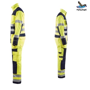 Reflective High Visibility Workwear <b>Uniform</b> Waterproof Safety Jacket Pants <b>Construction</b> Industrial Workwear - Product Image 6