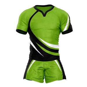 Ensemble Maillot et Short de Rugby Personnalisé Pro Fit Respirant à Séchage Rapide Sublimé pour Hommes – Tenue d'Entraînement Sportive - Product Image 4