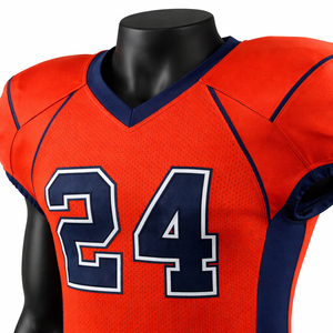 เสื้ออเมริกันฟุตบอลแบบกำหนดเอง ราคาโรงงาน OEM ODM คุณภาพสูง ระบายอากาศได้ดี น้ำหนักเบา สวมใส่สบาย ชุดทีม - Product Image 6