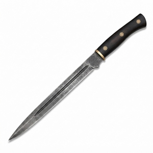 Couteau Seax médiéval en acier au carbone, fait main, lame historique, matériau durable, design d'inspiration traditionnelle, pour exposition - Product Image 5