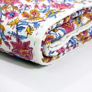 Couette en coton doux de haute qualité Kantha Floral couette pour bébé faite à la main literie pour enfants - Product Image 3