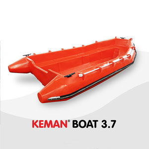 Bote de polietileno duradero de 3.7M// Capacidad para 7 personas// Rendimiento anti-ondas// Bote de polietileno - Product Image 1