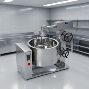Chaudière à vapeur rotative à induction Amicook 380V/440V pour cuisson automatique de sauces, poisson, usage industriel, vente en gros - Product Image 2