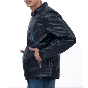 Veste en cuir d'hiver pour homme personnalisable 2026 : Créez votre propre modèle professionnel, écologique et respirant avec logo frontal - Product Image 3